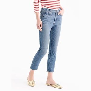 J. Crew Vintage Crop Jean with Raw Edge Hem